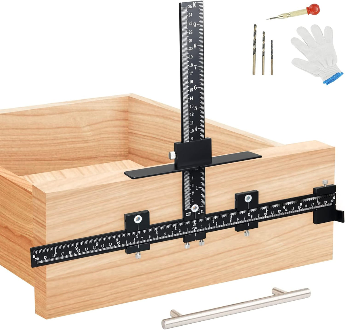 Aluminum Alloy Adjustable Cabinet Hardware Jig J2716