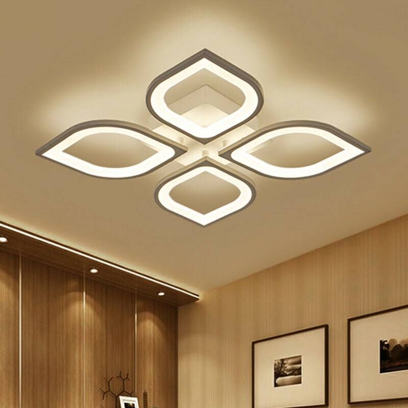 Semi Flushmount Light Fixture Graphite A365