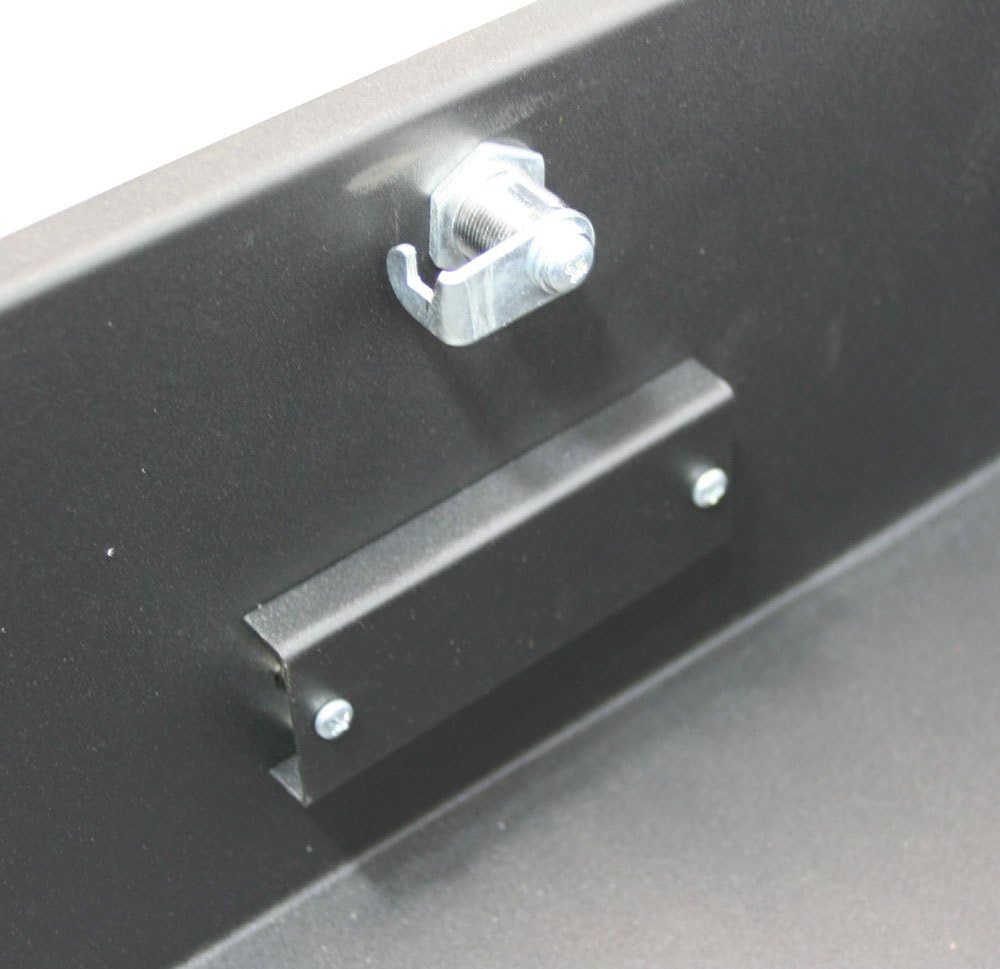 19 Rack Mount 4U Key Lock Drawer Black S89408