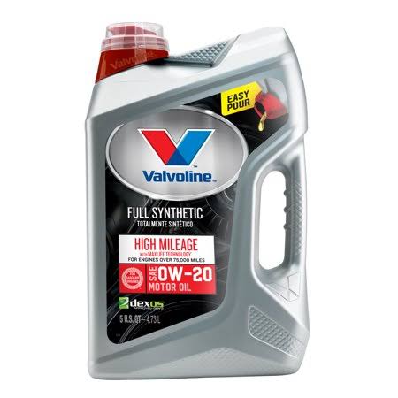 0W-20 Full Synthetic High Mileage Motor Oil 5 Quart S105