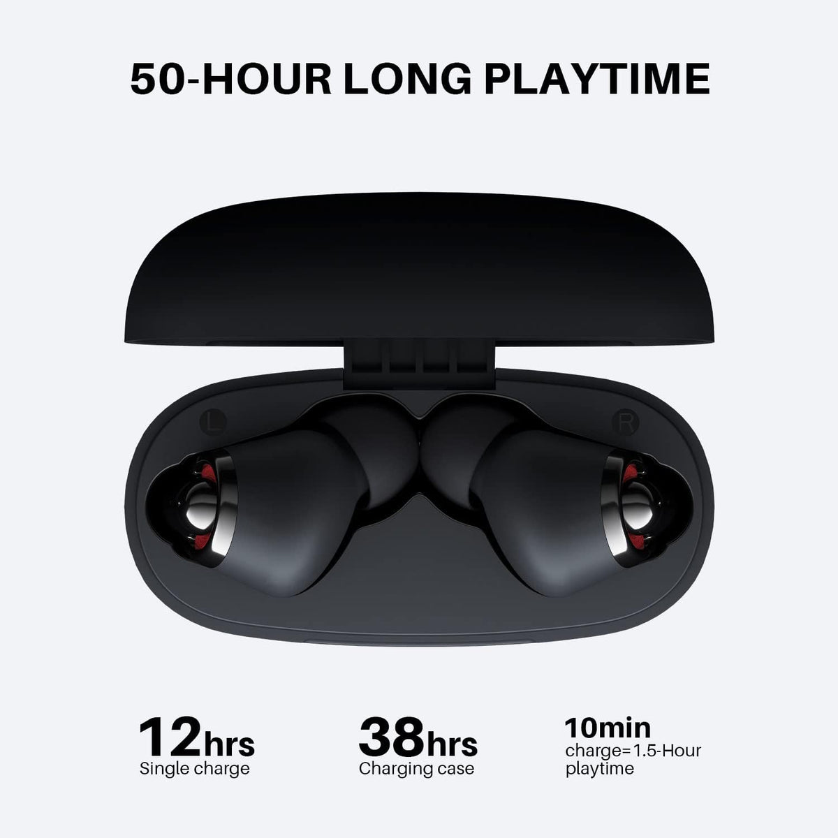 Wireless Earbuds Bluetooth 5.2 50H Playtime U81963