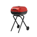 Red Portable Steel Charcoal Grill C760