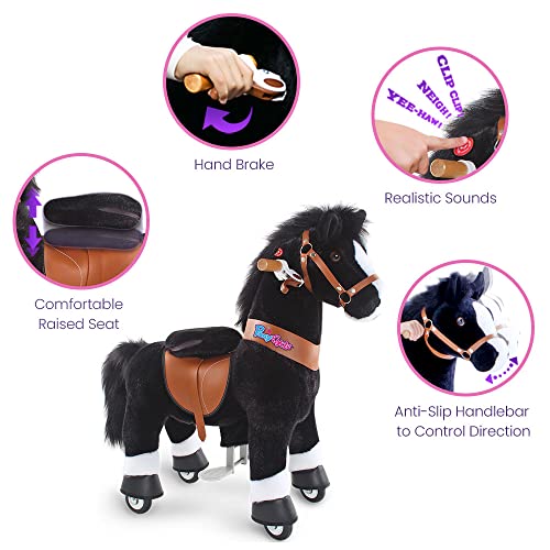 Ride on Horse Toy Plush Walking Animal Zebra Size 3 G34567