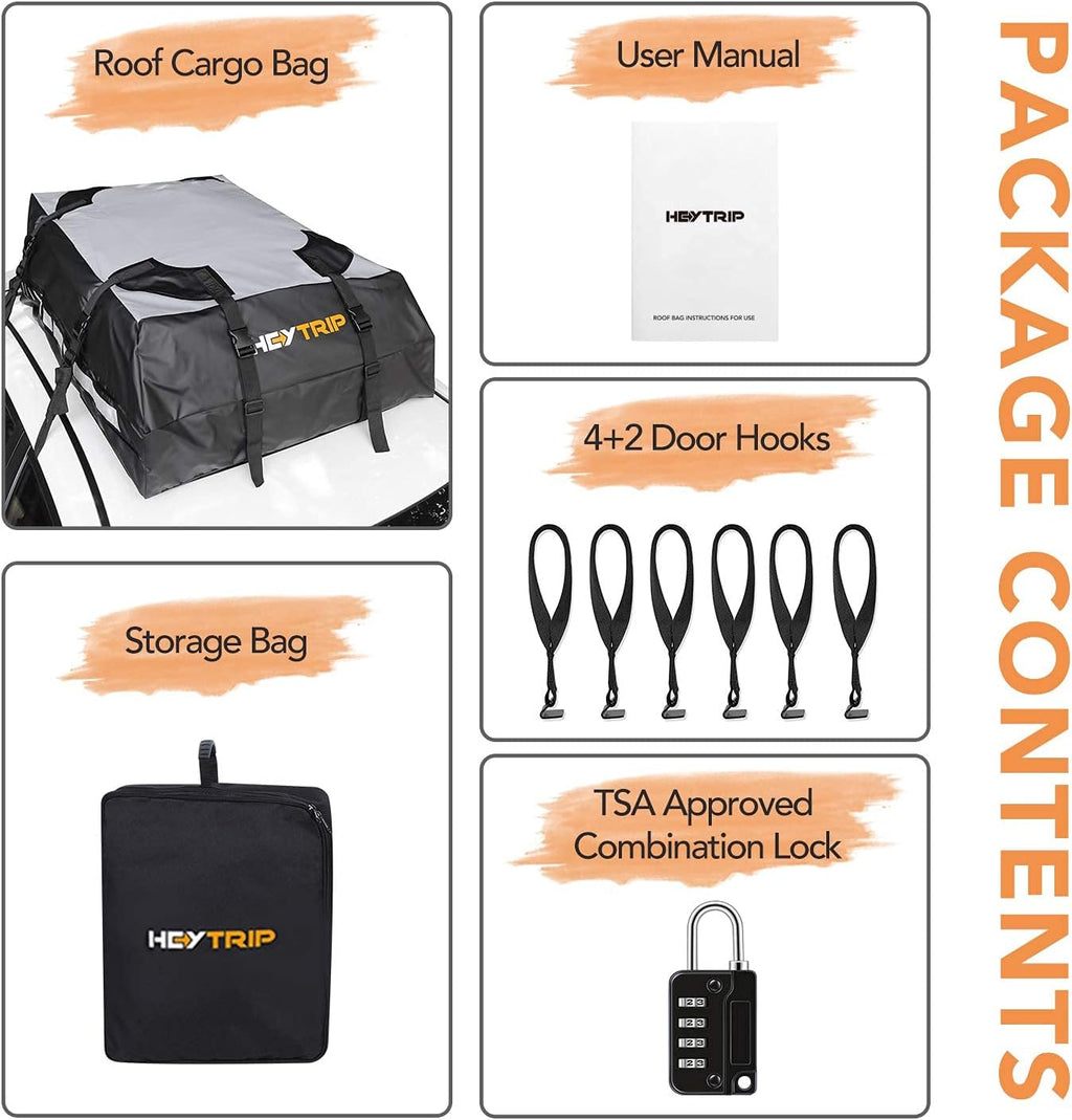 Waterproof Rooftop Cargo Carrier with Non-Slip Bottom R2357