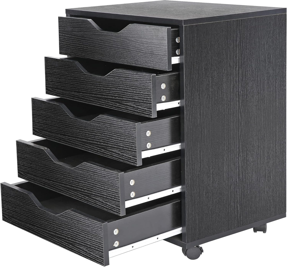 5 Drawer Storage Cabinet with Casters D32606