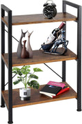 3-Tier Wood and Metal Bookshelf D154453