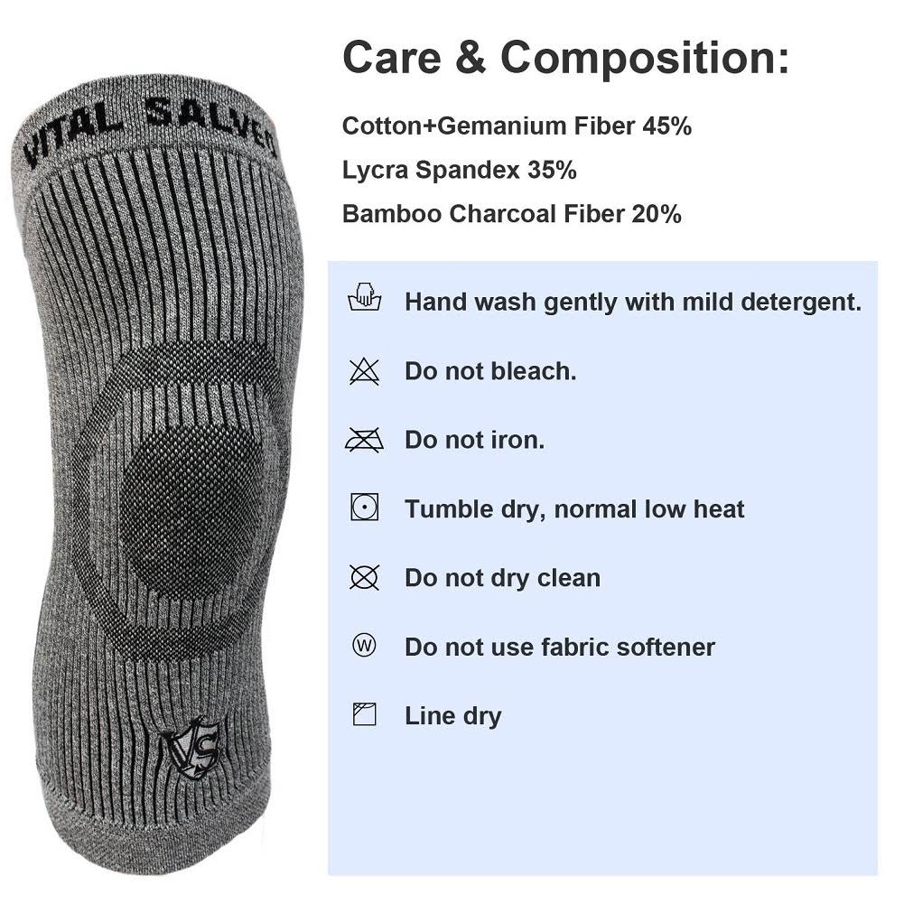 Compression Recovery Knee Sleeve Medium Light Grey F119732