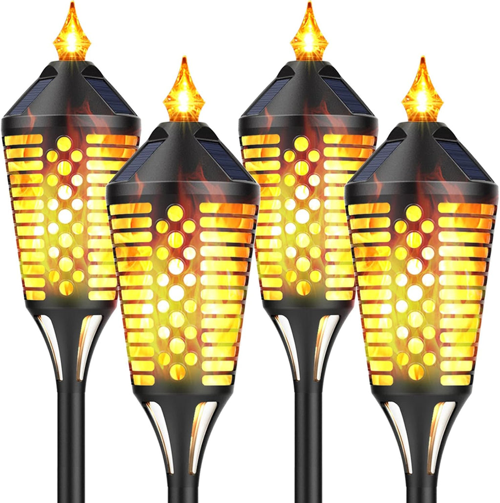 40 Outdoor Waterproof Solar Torch Lights, 6 Pack B60878