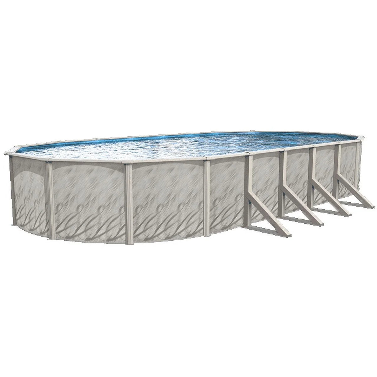 12' x 24' x 52 Oval Above Ground Swimming Pool F764124