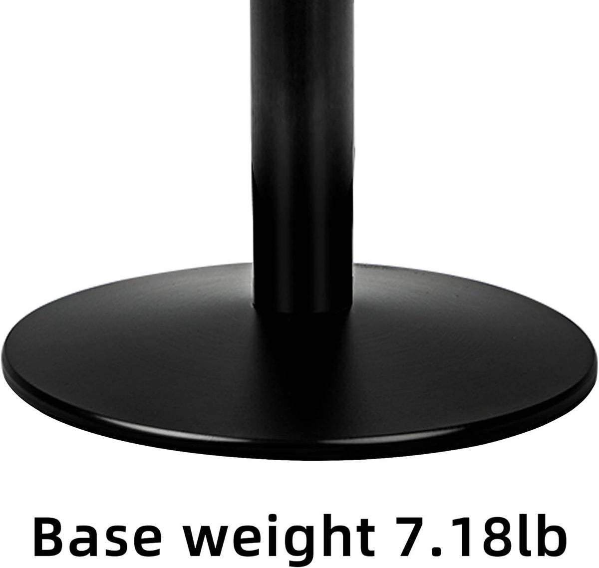 Heavy Duty Cast Iron Sign Base with 12 Diameter Bottom Round Base, 48 Movable Sign Stand Pack of 2 E870807