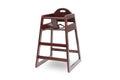 Cherry Brown Wooden High Chair with Safety Belt U811