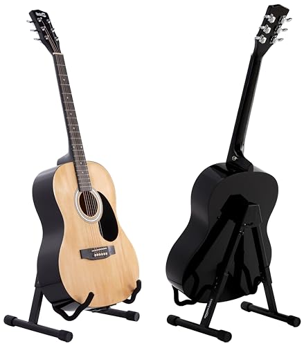 Adjustable Folding A-shape Guitar Stand Black T184164