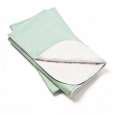 Washable Green Large Reusable Bed Pads, 34x36 in, Pack of 12 S730