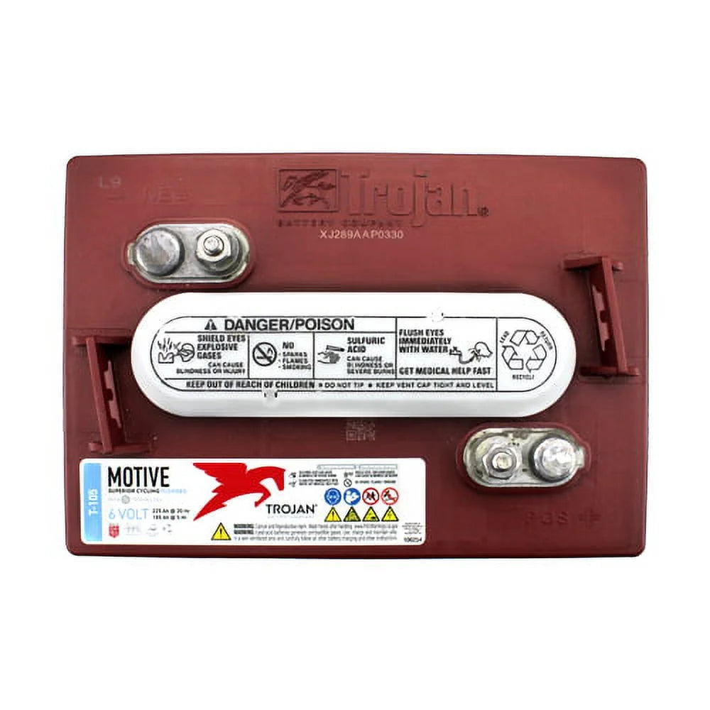 6V 225Ah Deep Cycle Flooded Lead Acid Battery x2 Y3103