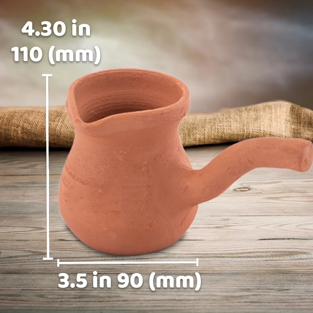 Handmade Clay Turkish Coffee Pot D158