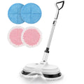Cordless Electric Spin Mop with 300ml Water Tank and LED Headlight O88957