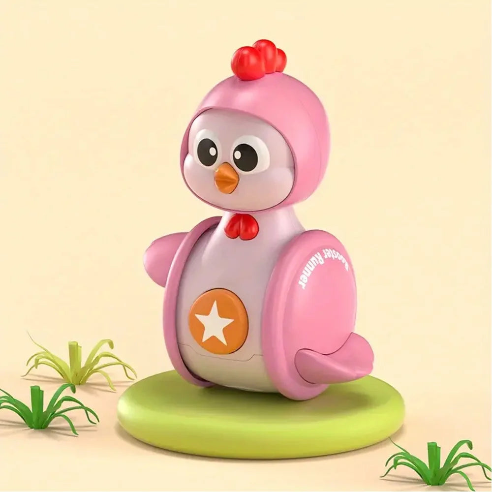 3Pcs Musical Cartoon Tumbler Baby Toys B741