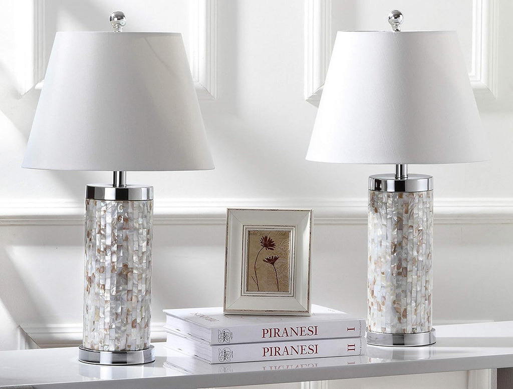 Ivory Shell Table Lamp Set of 2 F93058