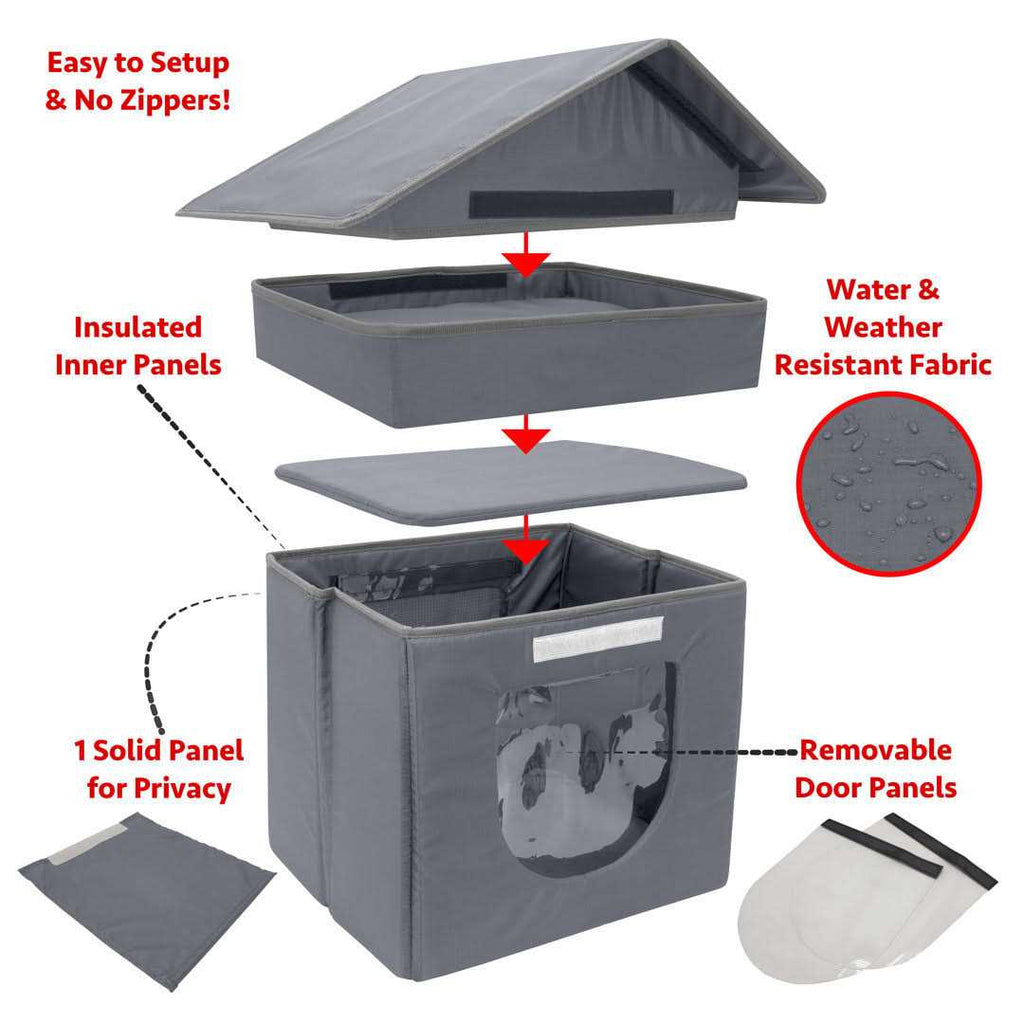 Outdoor Cat House U78127