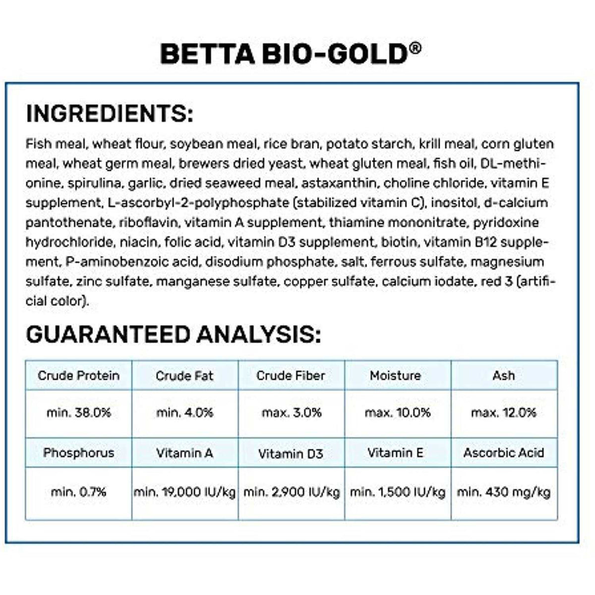 Betta Fish Food V6825