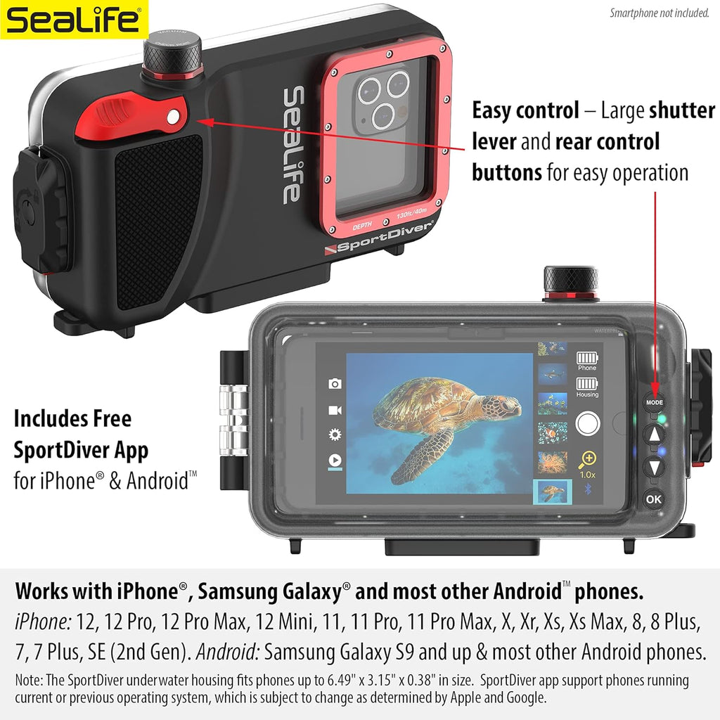 Waterproof Scuba Case for Smartphone Photography M313