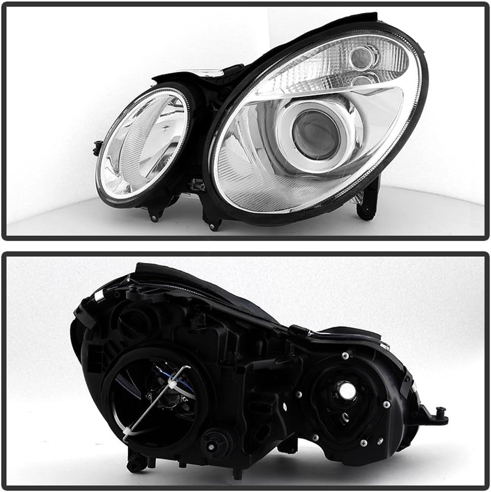 2003-2006 Mercedes Benz W211 E-Class Headlights Headlamps Pair O262