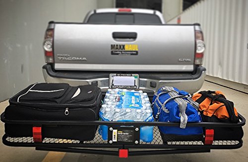 500 lb. Capacity Steel Hitch Mount Folding Cargo Carrier N255060