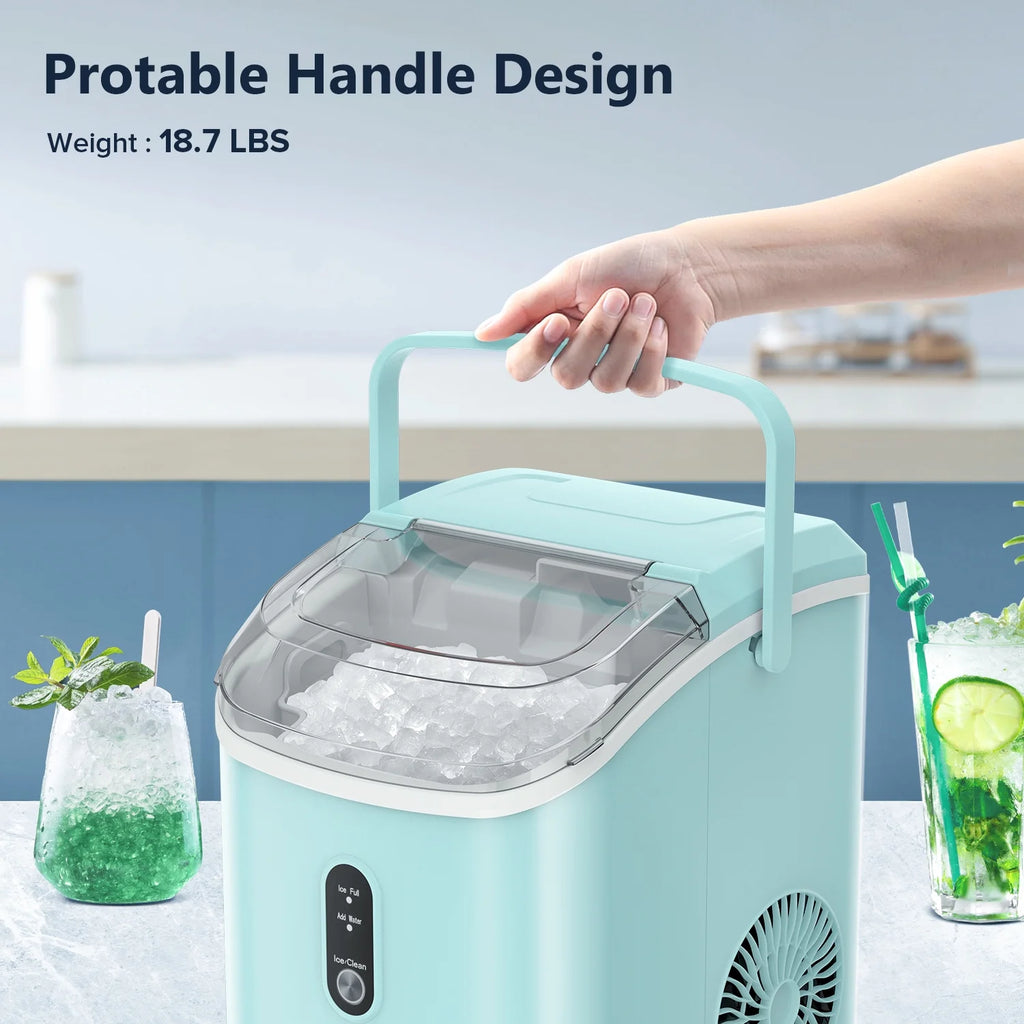 Portable Nugget Ice Maker with Self-Cleaning Function R52489