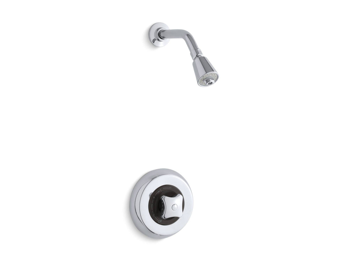 Shower Valve Trim with Lever Handle and Showerhead I428