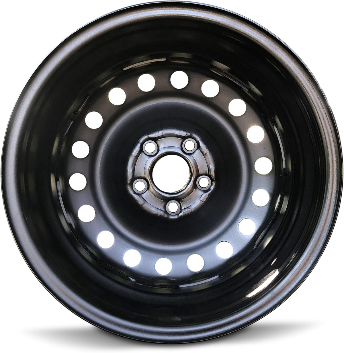 17 Inch 5 Lug Black Steel Rim B84386