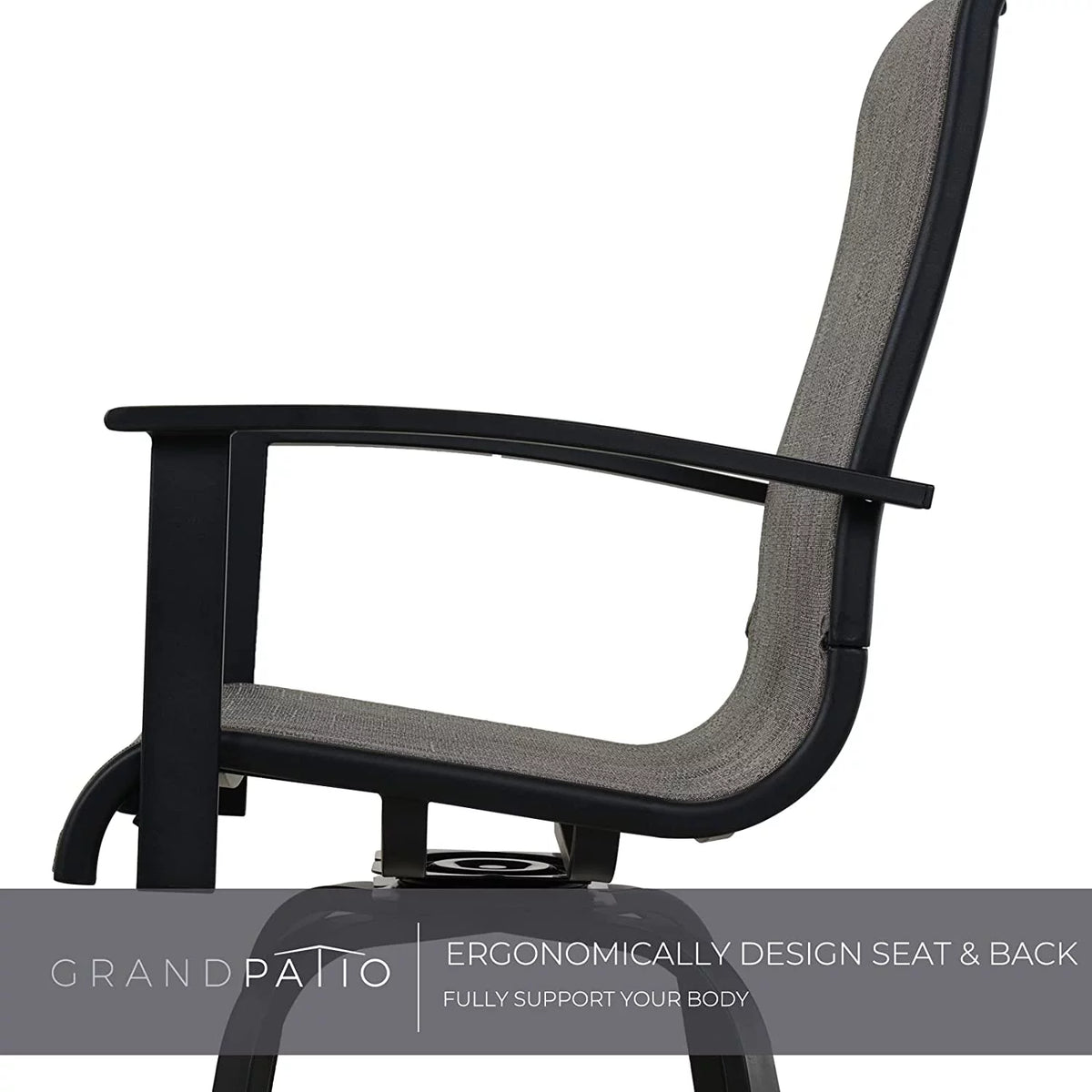 Outdoor Swivel Bar Chairs Set of 6 Q43511