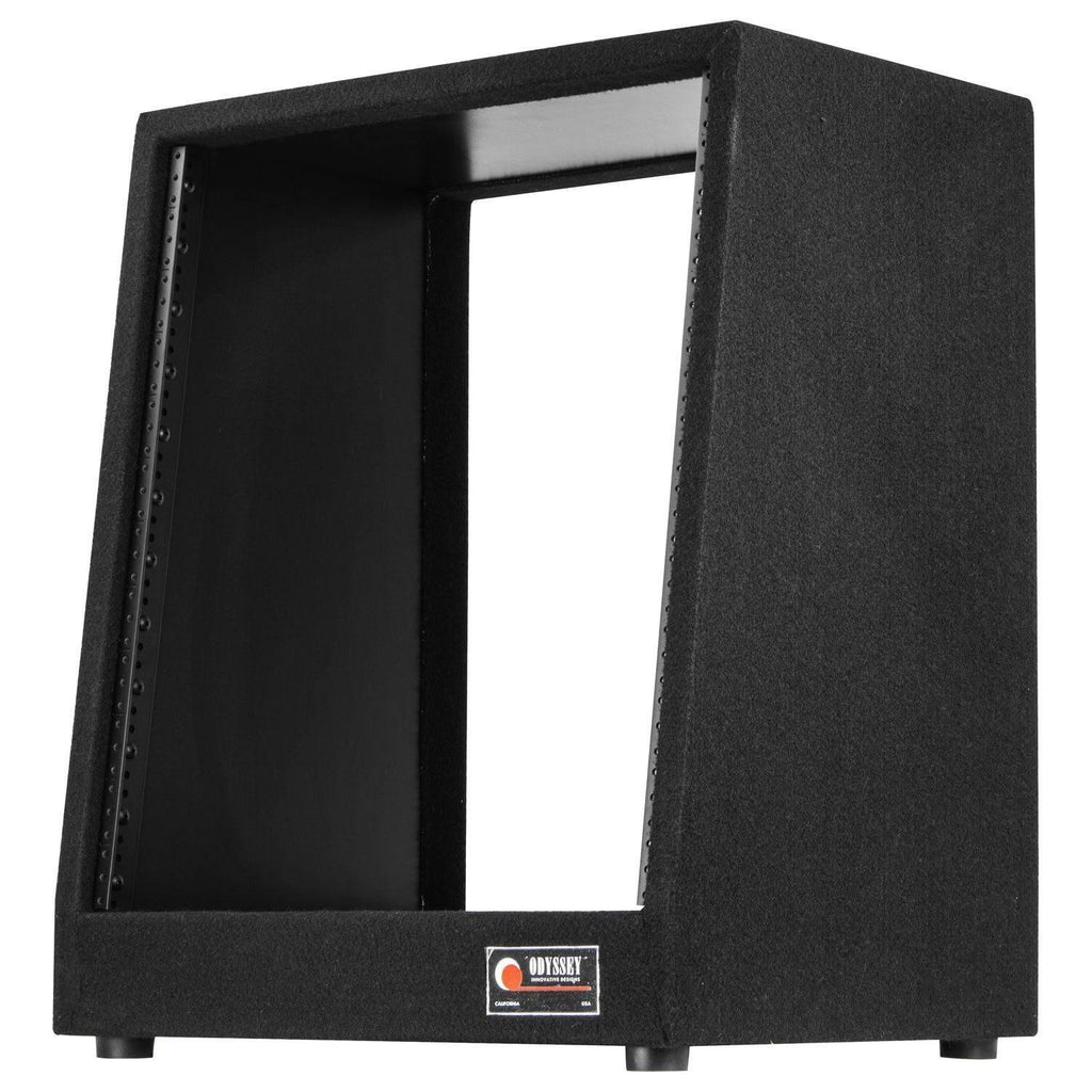 Black Angled Open Back Studio Rack Z201