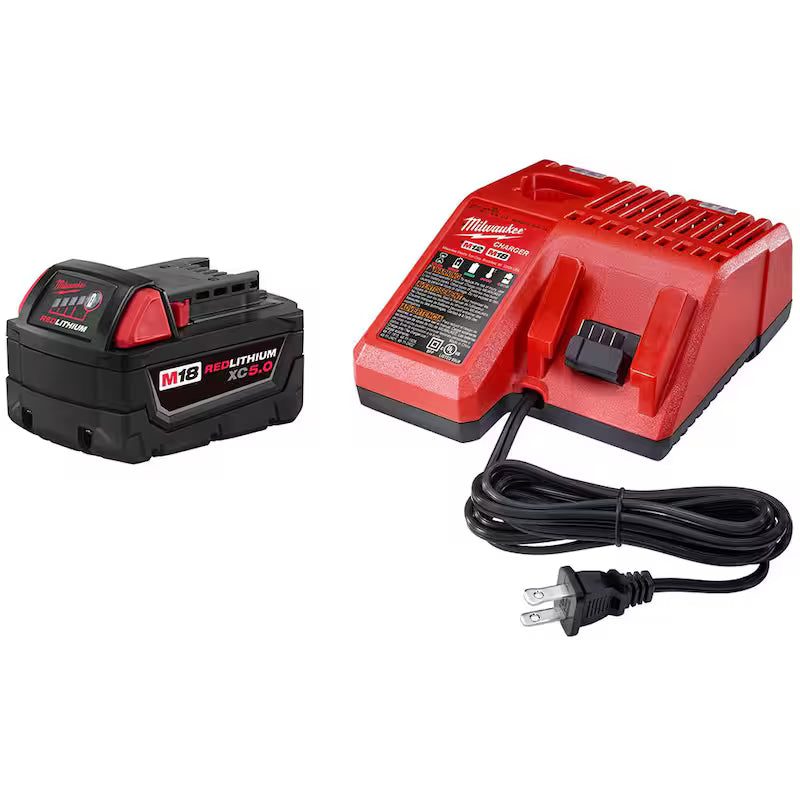 18-Volt Lithium-Ion Starter Kit with 5.0Ah Battery and Charger B334672