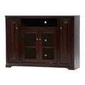 Tall TV Stand with 2 Raised Panel Doors Q410