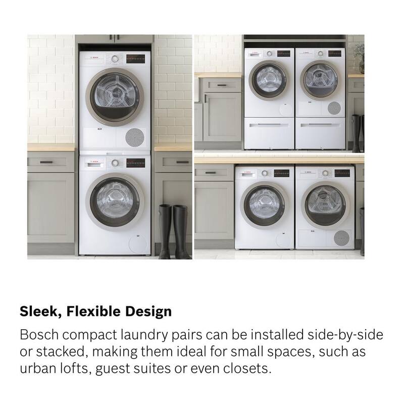 24 in. 2.2 cu. ft. Front Load Washer in White A9174