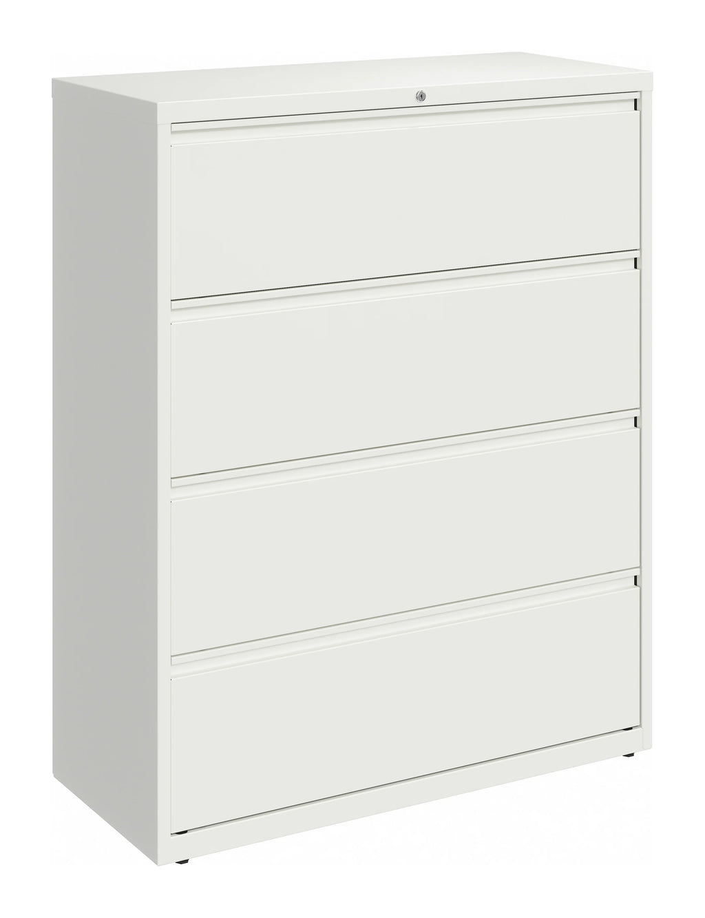 42 inch Wide 4 Drawer Metal Lateral File Cabinet White N171