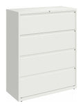 42 inch Wide 4 Drawer Metal Lateral File Cabinet White N171