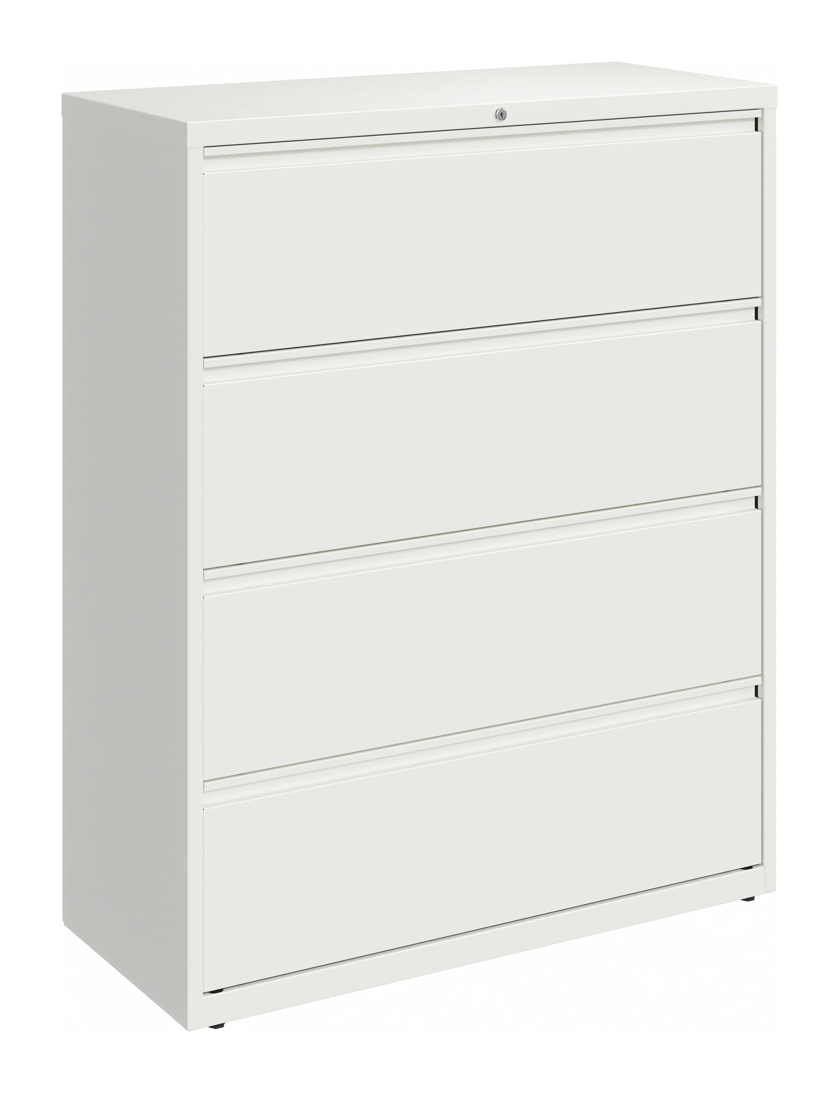 42 inch Wide 4 Drawer Metal Lateral File Cabinet White N171
