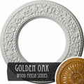 Blackthorn Ceiling Medallion Hand-Painted Golden Oak Y882