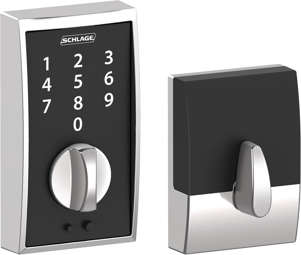 Satin Nickel Touchscreen Electronic Deadbolt R64229