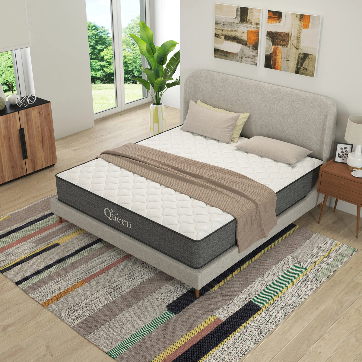 Queen Size Hybrid Memory Foam Pocket Spring Mattress X881040