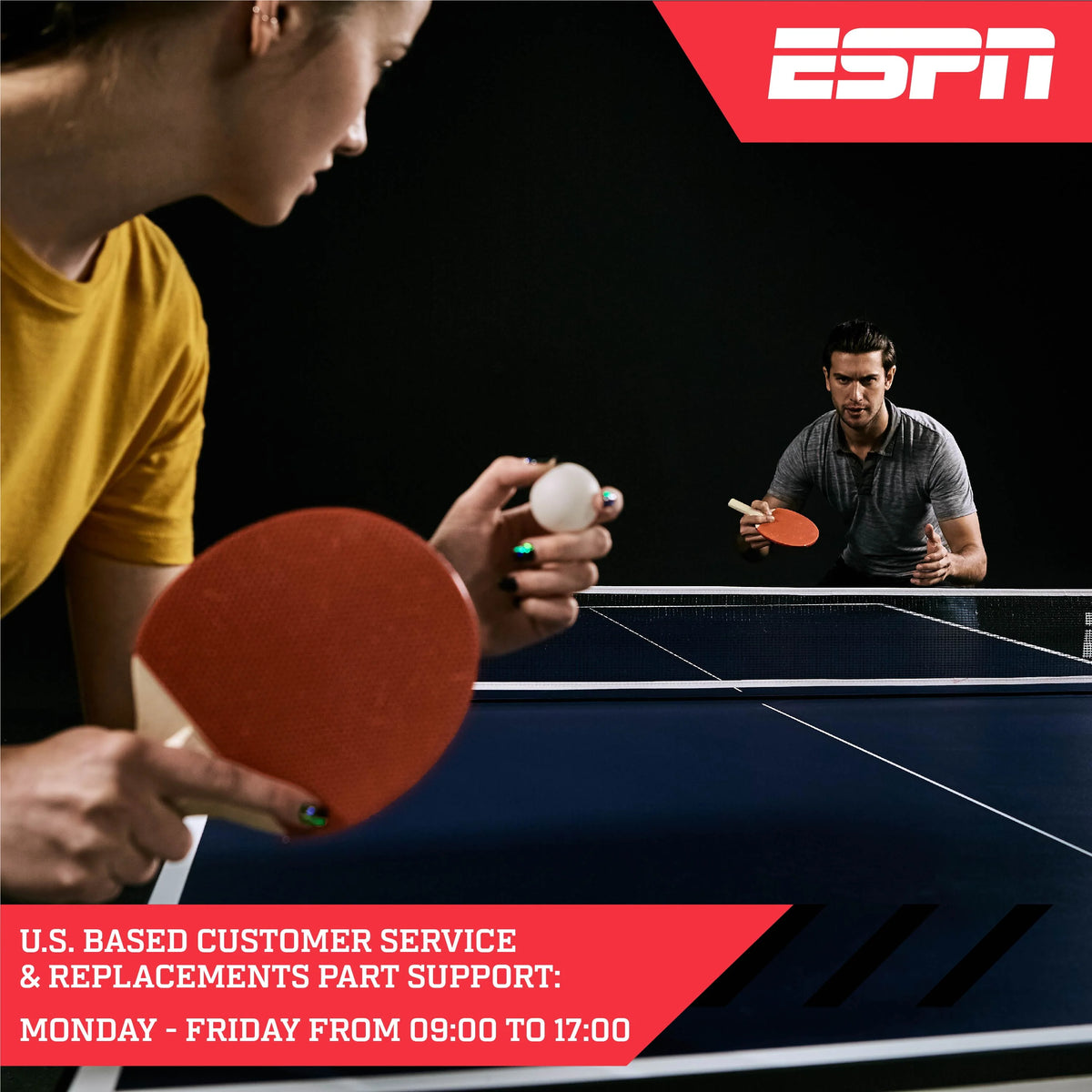 Official Size 2 Piece Table Tennis Table with Table Cover E2120