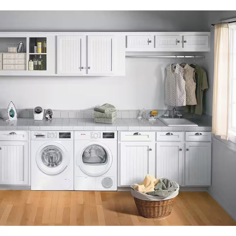 24 in. 2.2 cu. ft. Front Load Washer in White A9174