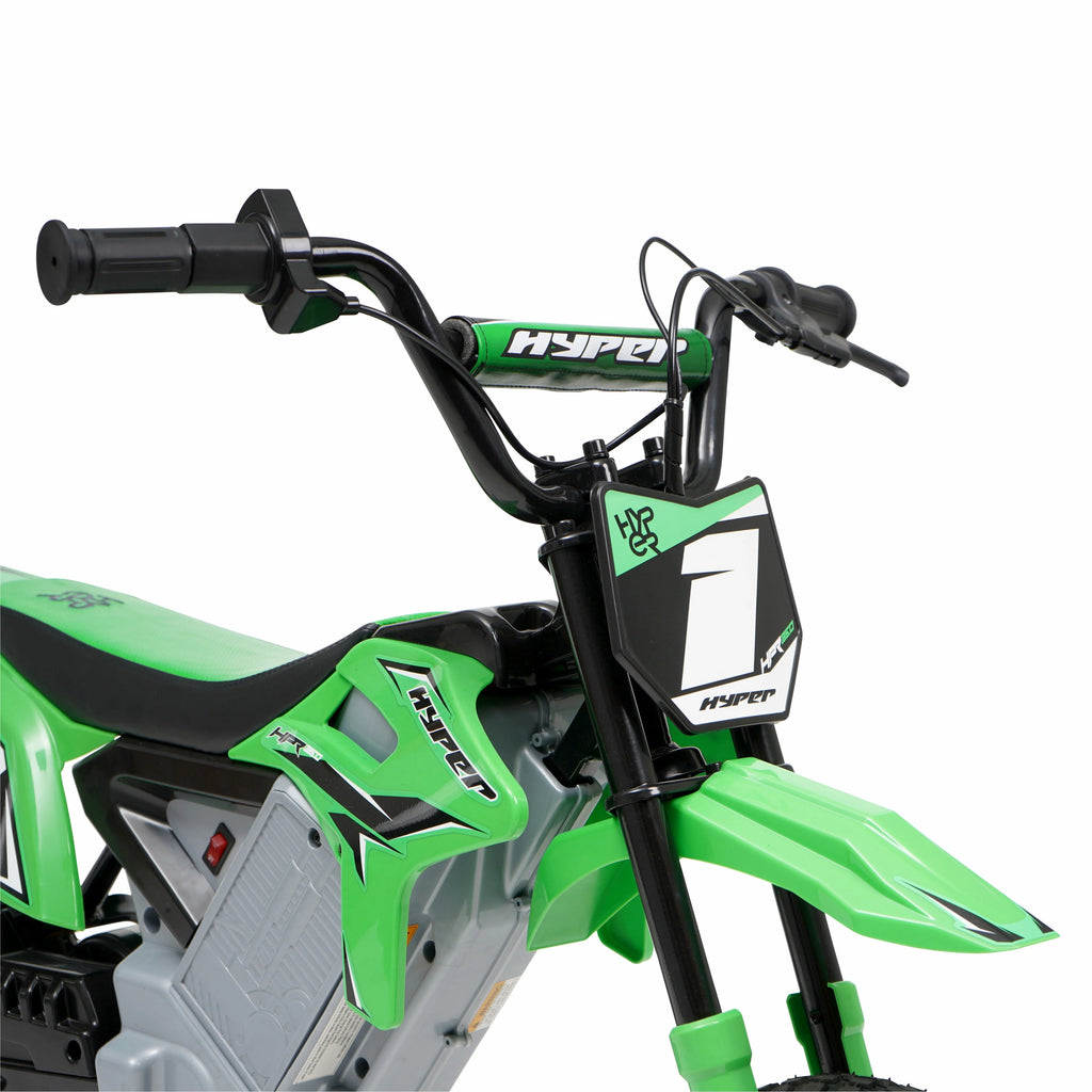 Green 24 Volt Electric Motorcycle F214