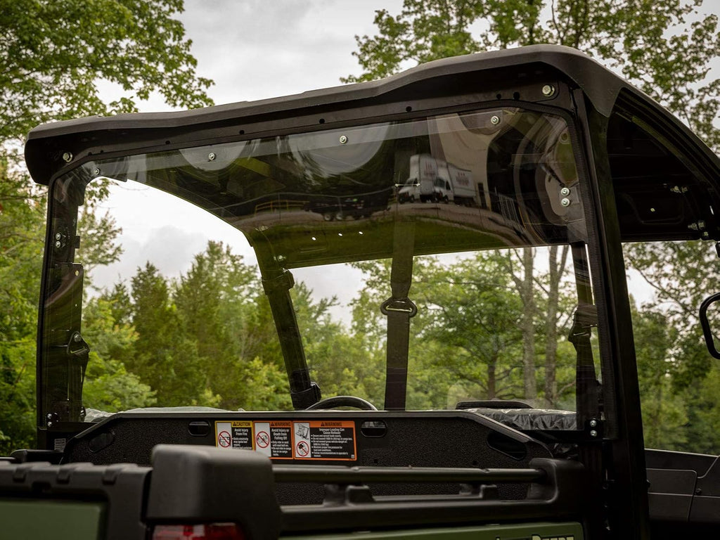 Heavy Duty Rear Windshield for John Deere Gator 835E / 835M / 865E / 865M, 1/4 Thick Polycarbonate B3575