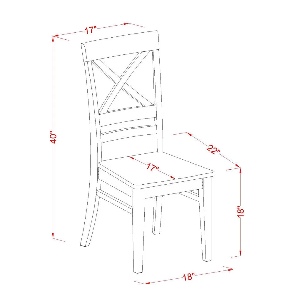 9 Piece Wood Dining Table and Chair Set Z77223