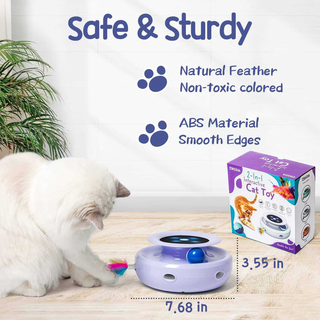 2-in-1 Interactive Automatic Cat Toy Balls M353