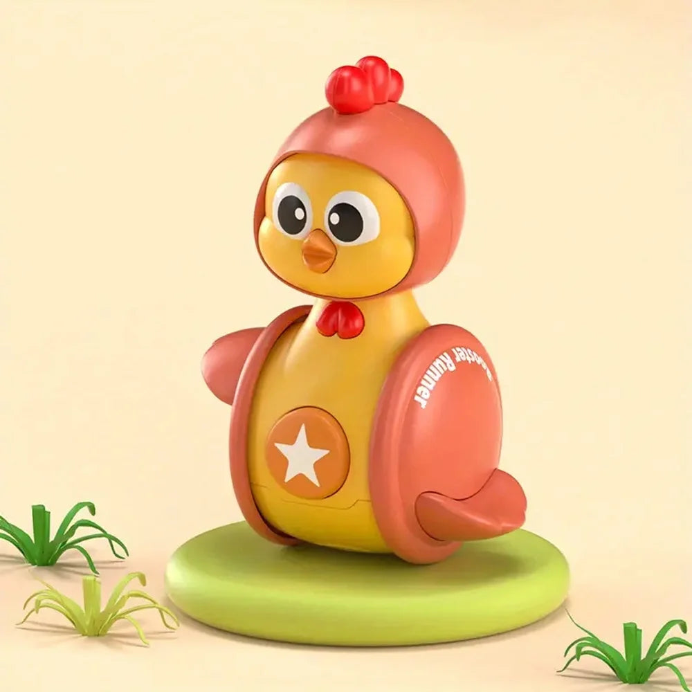 3Pcs Musical Cartoon Tumbler Baby Toys B741
