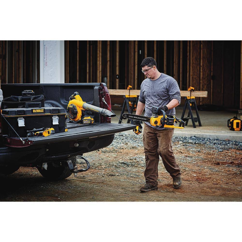 16 in. 60V Max Cordless Brushless Chainsaw with 3.0Ah Battery & Charger with Handheld Blower K515