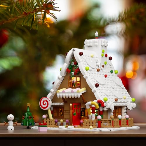 Gingerbread House Building Kit 1111 Pieces Building Blocks Toy Set C900998